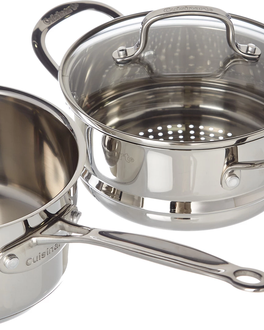 Cuisinart Chef's Classic Stainless 11pc Set Home Cookware - Image 2