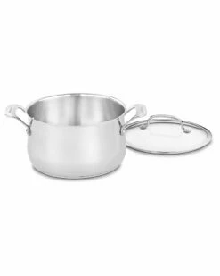 Cuisinart Contour Stainless 5qt Dutch Oven Home Cookware