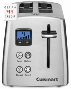 Cuisinart 2-Slice Compact Toaster With $11 Credit Home Kitchen Appliances