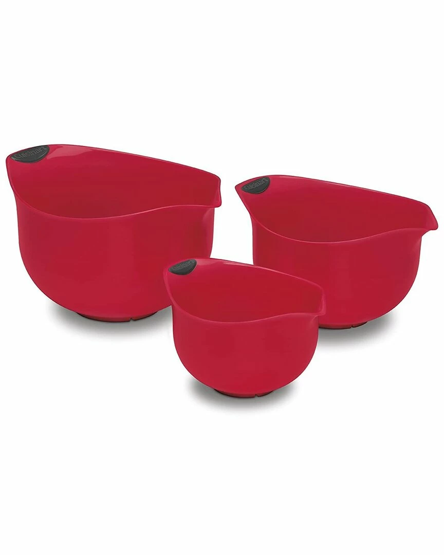Cuisinart Red Mixing Bowls (Set Of 3) Home Kitchen Tools & Gadgets