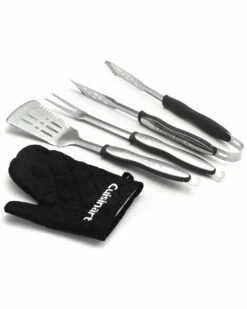 Cuisinart Grilling Tool Set With Grill Glove Home Kitchen Tools & Gadgets