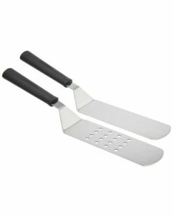 Cuisinart Set Of 2 Stainless Steel Griddle Spatulas Home Kitchen Tools & Gadgets