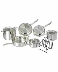 Cuisinart Smartnest 11PC Stainless Steel Cookware Set Home