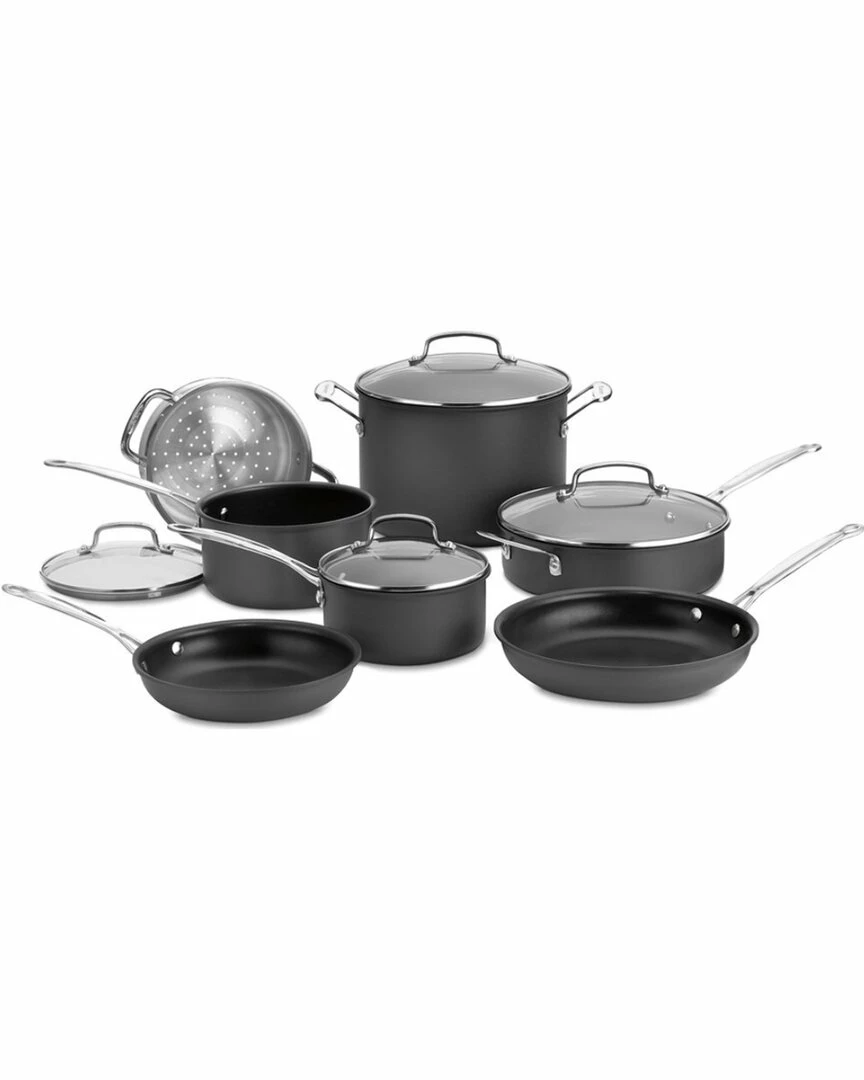 Cuisinart 11PC Hard-Anodized Aluminum Cookware Set Home