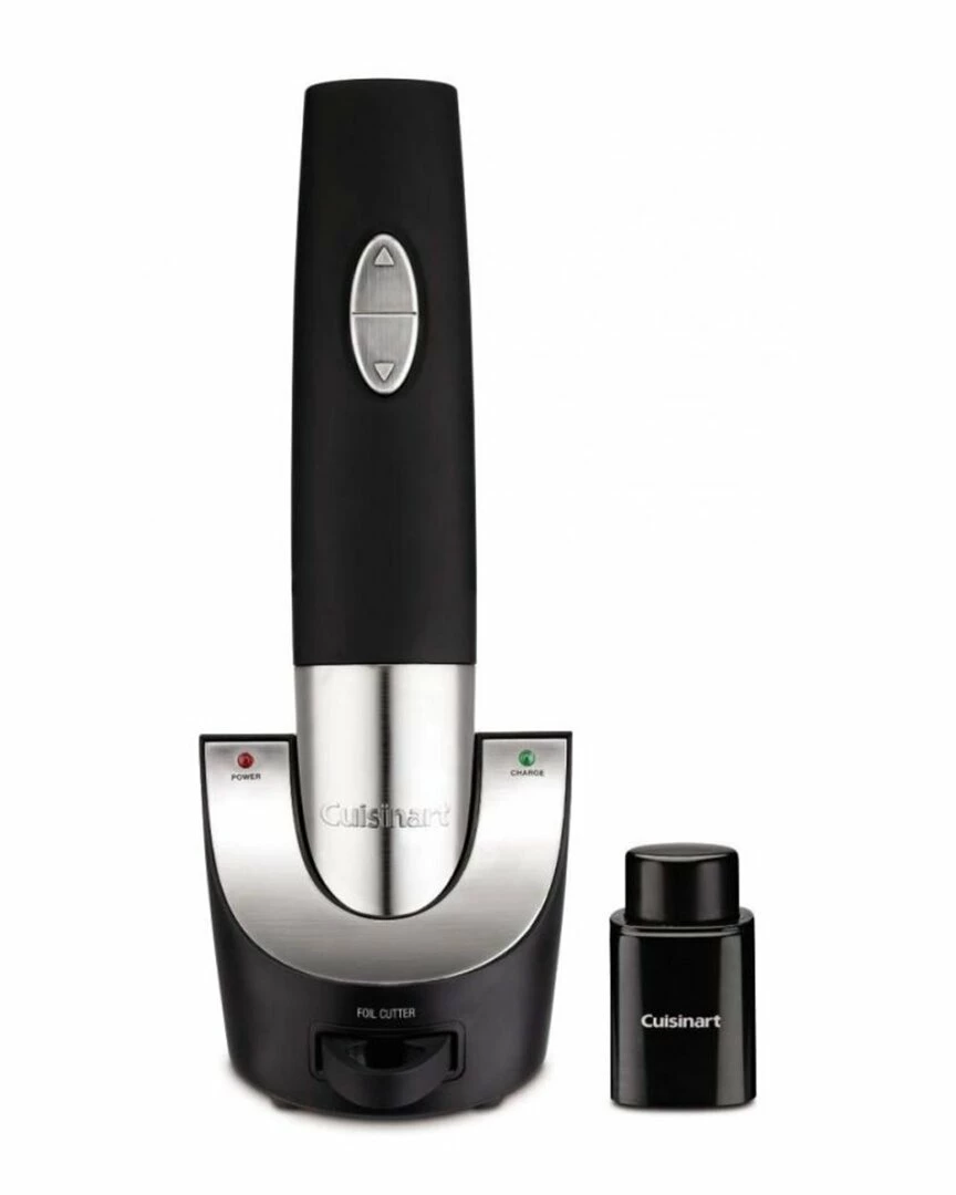 Cuisinart Cordless Rechargeable Wine Opener Set Home Bar Carts & Accessories