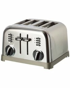 Cuisinart 4-Slice Metal Classic Toaster Home Kitchen Appliances