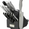 Cuisinart 15PC Stainless Steel Rotating Cutlery Block Set Home Flatware & Cutlery