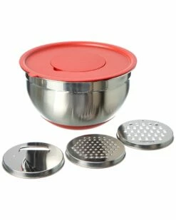 Cuisinart Mixing Bowl With 3 Graters And Lid Home Kitchen Tools & Gadgets