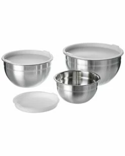 Cuisinart Stainless Steel Mixing Bowls With Lids Home Kitchen Tools & Gadgets
