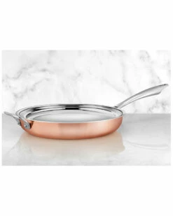 Cuisinart Copper Tri-Ply Stainless 12in Skillet Home Cookware