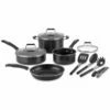 Cuisinart Black 11PC Non-Stick Aluminum Cookware Set Home