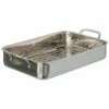 Cuisinart 14In Lasagna Pan With Stainless Roasting Rack Home Cookware