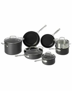 Cuisinart 11PC Hard-Anodized Aluminum Cookware Set Home