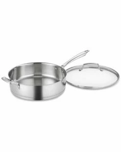 Cuisinart 3 Qt. Saute Pan With Helper & Cover Home Cookware