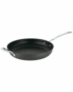 Cuisinart 12in Open Skillet With Helper Handle Home Cookware