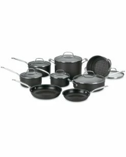 Cuisinart Chef's Classic Hard-Anodized 14PC Cookware Set Home