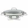 Cuisinart 13.5in( 2.5 Qt.) Stainless Oval Buffet Server Home Serveware