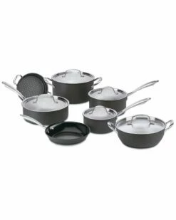 Cuisinart Greengourmet 12PC Hard-Anodized Nonstick Cookware Set Home