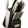 Cuisinart 17PC Artiste Collection Stainless Steel Cutlery Block Home Flatware & Cutlery