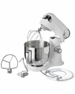 Cuisinart 5.5-Quart Stand Mixer (White Linen) Home Kitchen Appliances