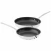 Cuisinart 2 Pack Non-Stick Skillet Set 9In & 11In Home Cookware