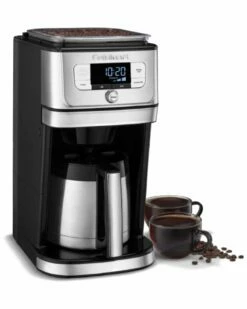 Cuisinart 10-Cup Fully Automatic Burr Grind & Brew Home Coffee, Espresso & Tea