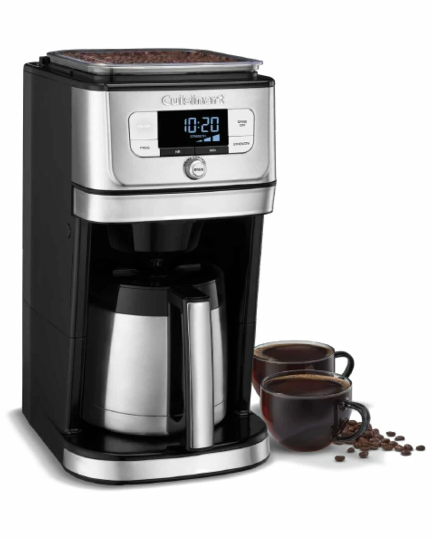 Cuisinart 10-Cup Fully Automatic Burr Grind & Brew Home Coffee, Espresso & Tea